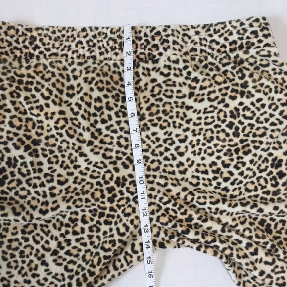 Jessica Simpson Brown Tan Snow Washed Floral Pull on Cropped Ankle Sweatpants - Picture 7 of 14